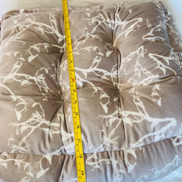 Nandog Dog Cat Pet Micro Plush Reversible Cozy Bed Light Brown New w Tags 21x20 - Picture 6 of 11